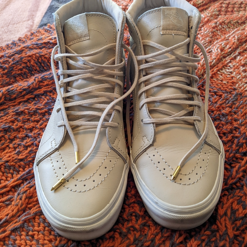 Vans High Top Tan Sneakers